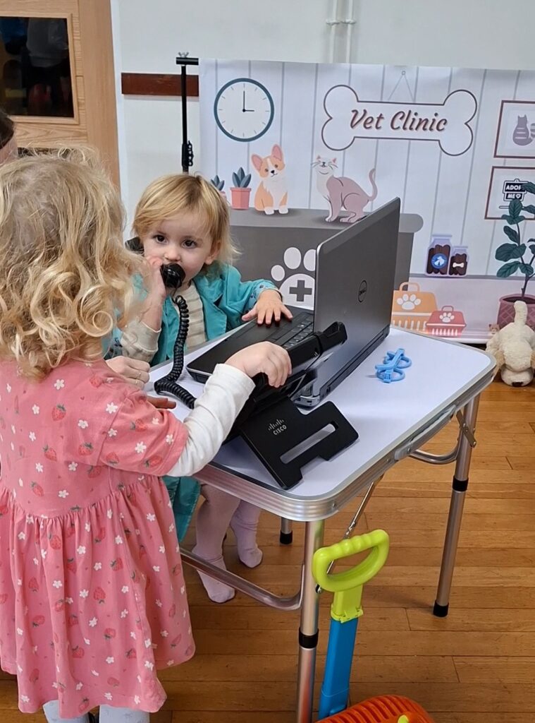 EYFS role play supporting children's mental health and emotional wellbeing